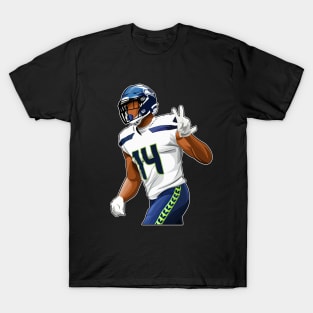 DK Metcalf #14 Peace Sign T-Shirt